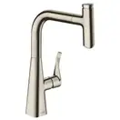 Смеситель Hansgrohe Metris Select M71 1jet, sBox для кухонной мойки (цвет - сталь) 73802800