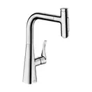Змішувач для кухні Hansgrohe Metris Select 240 2jet sBox з витяжним душем, хром (73817000)
