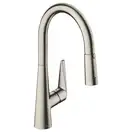 Смеситель для кухни 200, с вытяжным душем, 2jet, sBox Hansgrohe Talis M51 (цвет - сталь) 73851800