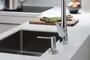 Смеситель для кухни 300 Hansgrohe Talis Select M51, с вытяжным изливом, 1jet, sBox (цвет - хром) 73853000