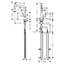 Кухонный смеситель 220, с вытяжным душем, 2jet, sBox Hansgrohe Talis Select M51 (цвет - сталь) 73868800