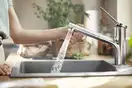 Кухонный смеситель 2 вида струи, sBox Hansgrohe Zesis M33 (цвет - хром) 74821000