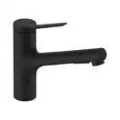 Кухонный смеситель 2 вида струи, sBox Hansgrohe Zesis M33 (цвет - чёрный матовый) 74821670