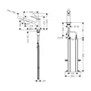 Кухонный смеситель 2 вида струи, sBox Hansgrohe Zesis M33 (цвет - чёрный матовый) 74821670
