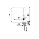 Смеситель для кухни KOHLMAN BOXINE CHROME (QB140B)