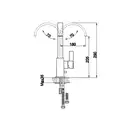 Смеситель для кухни KOHLMAN DEXAME CHROME (QB140D)