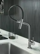 MP119400CR Змішувач кухонний Lamp, лійка з ручним душем на магніті, хром Nobili ІТАЛІЯ (MP119400CR)
