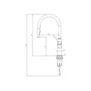 змішувач для кухні Omnires Bend gold brushed (BE6455GLB)
