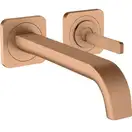 Змішувач для умивальника Axor Citterio E 221 зі стіни, Brushed Bronze (36106140)