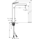 Axor Citterio 280 Lever rhombic cut Змішувач, хром (39151000)