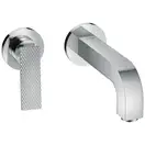 Змішувач для умивальника Axor Citterio 220 Lever rhombic cut зі стіни, Chrome (39181000)