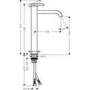 Axor One 260 Змішувач для умивальника, хром (48002000)