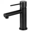 Смеситель для раковины (умывальника) Corsan LUGO BLACK MATчерный низкий (CMB7511BL)