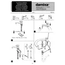 Змішувач д/рукомийника, вилив 120мм Damixa 100210000 Space