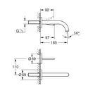 Змішувач для раковини Grohe Atrio M-Size (19287AL3)