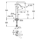 Змішувач для умивальника Grohe Essence New XL-Size, supersteel (24170DC1)