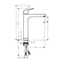 Hansgrohe Focus E 230 Змішувач для умивальника, хром (31532000)