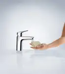 Смеситель для раковины 70 Hansgrohe Logis Coolstart (цвет - хром), с донным клапаном 71072000