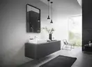 Смеситель для раковины 70 Hansgrohe Logis (цвет - хром), с металлическим сливным гарнитуром 71170000