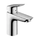 Смеситель для раковины 100 Hansgrohe Logis (цвет - хром), с металлическим сливным гарнитуром 71171000