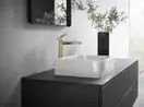 Смеситель для раковины высокий Hansgrohe Talis E (цвет - шлифованная бронза), без донного клапана 71717140