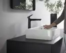 Змішувач для раковини високий Hansgrohe Talis E (колір - чорний матовий), без донного клапана 71717670