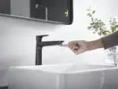 Змішувач для раковини високий Hansgrohe Talis E (колір - чорний матовий), без донного клапана 71717670