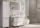 Змішувач для раковини 110 CoolStart EcoSmart+ Hansgrohe Tecturis E (колір - білий матовий), без донного клапана 73012700