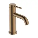Смеситель для раковины 80 CoolStart Hansgrohe Tecturis S (цвет - матовоя бронза), без донного клапана 73301140