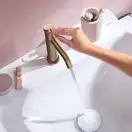 Hansgrohe Tecturis S Змішувач для раковини, матова бронза (73312140)