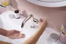 Смеситель для раковины 110 Fine CoolStart Hansgrohe Tecturis S (цвет - хром), без донного клапана 73321000