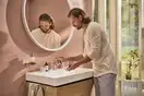 Смеситель для раковины 110 Fine CoolStart Hansgrohe Tecturis S (цвет - хром), без донного клапана 73321000