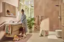 Смеситель для раковины 110 Fine CoolStart Hansgrohe Tecturis S (цвет - хром), без донного клапана 73321000