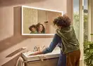 Смеситель для раковины 110 Fine CoolStart Hansgrohe Tecturis S (цвет - хром), без донного клапана 73321000