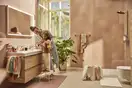 Смеситель для раковины 110 Fine CoolStart Hansgrohe Tecturis S (цвет - хром), без донного клапана 73321000