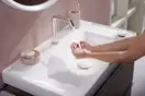 Смеситель для раковины 150 CoolStart на 2 отверстия Hansgrohe Tecturis S (цвет - хром), с донным клапаном 73353000