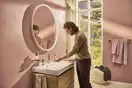 Смеситель для раковины 150 CoolStart на 2 отверстия Hansgrohe Tecturis S (цвет - хром), с донным клапаном 73353000