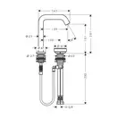 Hansgrohe Tecturis S Змішувач для раковини, чорний матовий (73353670)