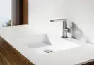 Смеситель для раковины (умывальника) KOHLMAN BOXINE CHROME низкий (QB100B)