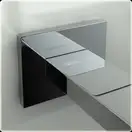 Смеситель для раковины (умывальника) KOHLMAN EXCELENT CHROME + BOX скрытого монтажа (QW180H)