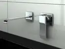 Смеситель для раковины (умывальника) KOHLMAN AXIS CHROME + BOX скрытого монтажа (QW180N)