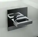 Смеситель для раковины (умывальника) KOHLMAN NEXEN CHROME + BOX скрытого монтажа (QW193U)