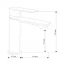 Смеситель для раковины MEXEN ROYO CHROME низкий (MEX-72200-00)