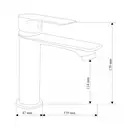 Смеситель для раковины MEXEN ROYO WHITE низкий (MEX-72200-20)