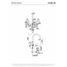 Змішувач для умивальника Lira (LR116211-5T1CR), Nobili (LR116211/5T1CR)