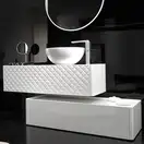 Змішувач для умивальника Noken Lounge Н260 мм каскадний аератор d25мм/ 3/8, хром (100063523)