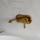 смеситель для умывальника скрытого монтажа Omnires Armance gold (AM5215GL)