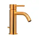Змішувач для умивальника Paffoni Light з донним клапаном, Brushed Honey Gold (LIG075HGSP)