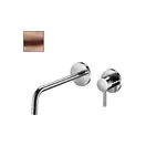 Змішувач для умивальника настінний Paffoni Light, вилив 17,8 см, Brushed Copper (LIG105RMSP70)