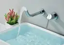 Смеситель для раковины (умывальника) REA LUNGO LONG CHROM + BOX хром скрытого монтажа (REA-B0369)